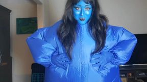 Goth blueberry girl talks about her blueberry inflation kink