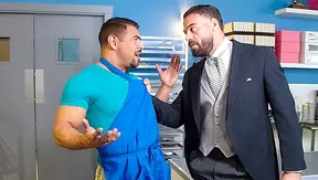 Beefy Ricky Larkin Pounds Draven Navarro in Cake Shop Chaos - Raging Stallion