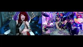 Goth Double Domme Bratty Ballbusting
