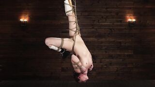 Bondaged Babe Casey Calvart Faceslapped And Dominated In Kinky Dungeon