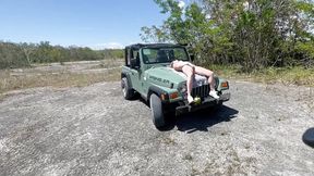 Eating Pussy in Sex, She's Fingering but Herself, Outdoor Pussy Eating, Car Sex Masturbation