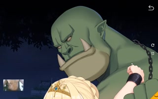 TWO HOT BLONDIES FUCKED BY MUSCLE ORCS - LOOPQUEEN