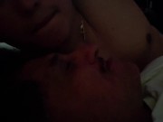 Disabled gets his Boy Titties & Cock Sucked by Daddy