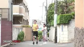 Sexy Japanese GF seduces and takes a hard manhood deep in her pussy then anal