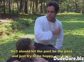 Dude takes his shot at the lonely guy at the park and actually scores with him
