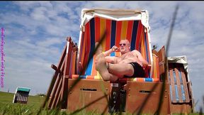 mein strandkorb im urlaub 2019 ** wangerland **