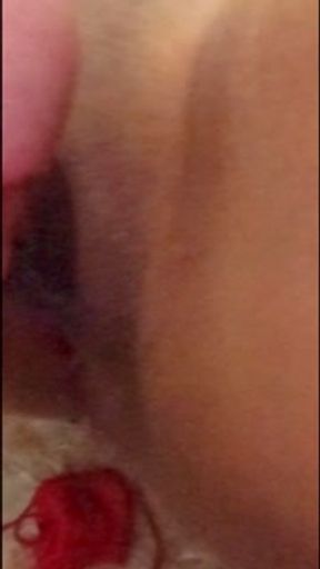 Close-up of a Asian hot pussy.