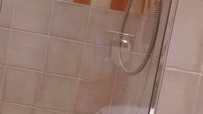 Masturbating in the shower