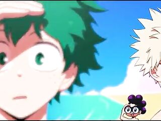 My anime academia summer school animation