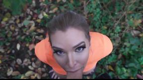 ”Alexxa Vice sucks in public park then gets ravaged in kitchen”