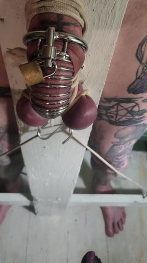 Goode Girl Unholy Crucifix Ballbusting Pt3