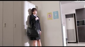 Shy Office Girl Kamiki Mia Teases with Secret Dirty Whispers to Make You Cum Hard