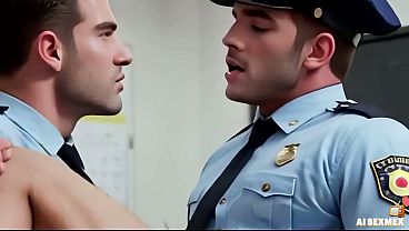 sex at the police station | Tight ass fucked with big cock [AI]