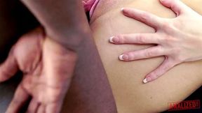 ANALIZED SMALL TITS BLONDE JESSIE VOLT STRETCHES HER ASS TO PREPARE FOR A BBC