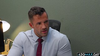 Office encounter: julian brady gets a hard anal pounding from stepdad rex rush (tags: anal, hunks, tattoo, blowjob, office, studs, muscle, stepdad, stepson, anal sex, muscles, anal porn