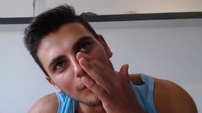 European Model Angelo Jerks His Dick