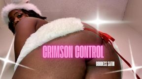Crimson Control | Giantess Holiday Ebony Ass Fetish Worship Female Domination Femdom Findom Financial Domination BNWO Tease Denial Goddess Satin