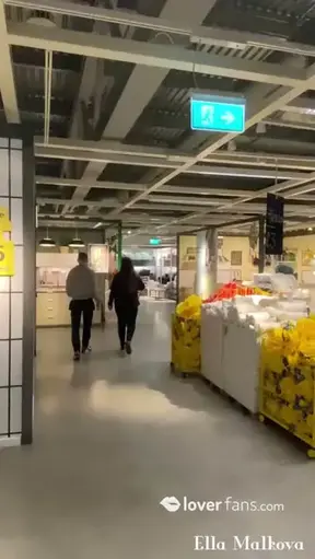 💦’IKEA’ (PUBLIC SHOP) PEE MESS. Pee many times all over different types of furniture in IKEA, including sofas, chairs, beds, armchairs, sinks, desks; pee in cup whilst in store and d rink it; show pe…