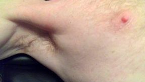 Stroking Cumming Licking Armpit Rubbing Cum in Pit