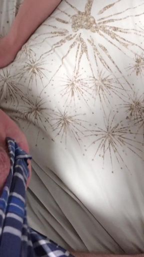 Stepson Please, I Beg You Fuck Me! Perverted Stepmom Waits for Stepson in Bedroom!
