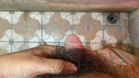 I was masturbating in my ex&#039;s bathroom