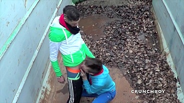 ROMANN fucked outdoor in then night by bulgarian straigth boy