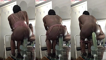 *MEMBERS ONLY* Ass Monkey's Ass lips - Gaysex Bottom Bitch Recieves Deep Anal sex In Panties - Angle 5/6