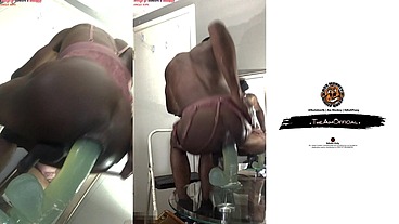 *MEMBERS ONLY* Ass Monkey's Ass lips - Gaysex Bottom Bitch Recieves Deep Anal sex In Panties - Angle 5/6