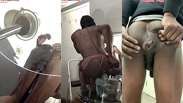 *MEMBERS ONLY* Ass Monkey's Ass lips - Gaysex Bottom Bitch Recieves Deep Anal sex In Panties - Angle 5/6