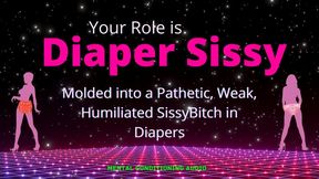 Diaper Sissy is YOUR Role (audio only mp4)