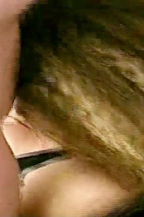Neighbor Gets a Blowjob From a Blonde Tranny and Cums