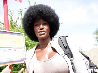 Czech Streets 152: Quickie with Cute Breasty Ebony Angel