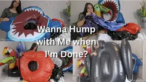 Inflating Multiple Pool Floats Turns Me On