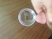 Cum in a cup