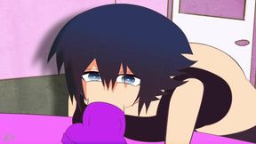 Luna the hot girl gets animated as she plays with her giant-assed avatar.