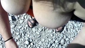 sexy bbw trailer hitch rider - full