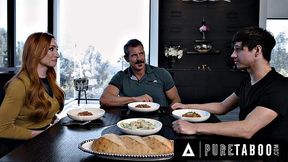 Pure Taboo Angry Conservative Catches Jewel Diamant Posing As his Gay Stepson'S Girlfriend
