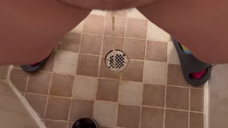 Morning shower piss