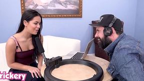 ASMR Babe Alina Lopez Gets Dirty During Voiceover Gig