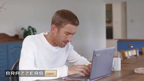 BRAZZERS - Horny Carla Boom Goes All Out To Seduce Danny D While He Tries To Work From Home