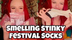 Smelling Stinky Festival Socks