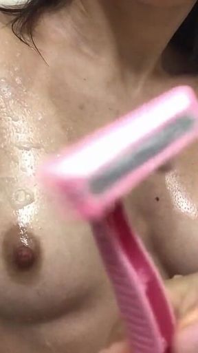 Shaving My Hairy Armpits