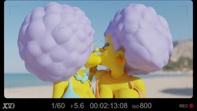 Lesbian love - Simpson style
