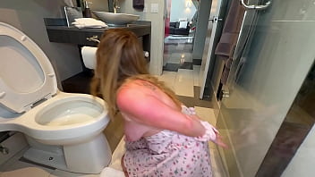 BLONDE MADE TO FUCK IN TRASH CAN/TOILET BOWL/ SINK /STAIRS/ ANAL/ ROUGH