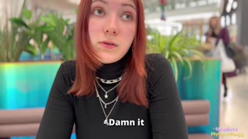 Liky's Cheating Fling: Redhead's Wild Public Toilet Tryst