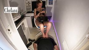 Doing Her Work In The Office