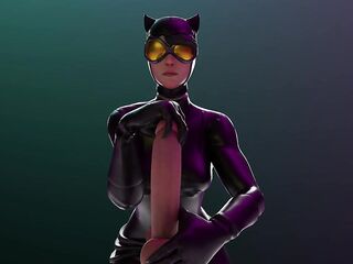 Catwoman teasing your schlong