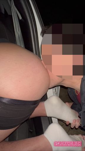 Ass Ready Doggy at Cruising Spot Eaten and Seeded by Hot Guy