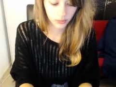 Close up with teen pussy pleased with dildo and vibrator