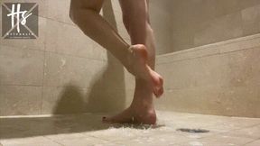 Intimate Shower Foot Worship